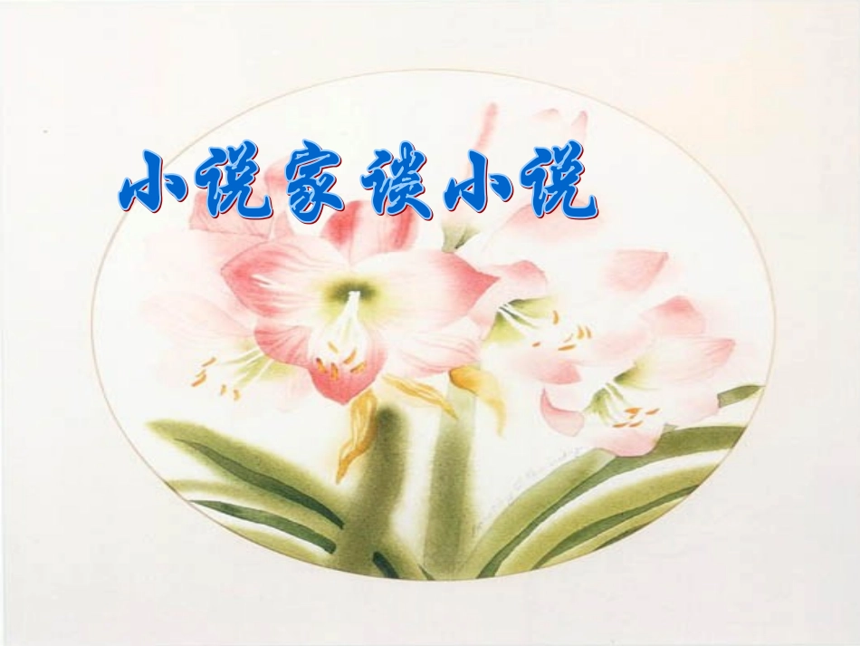 小说家谈小说_第1页