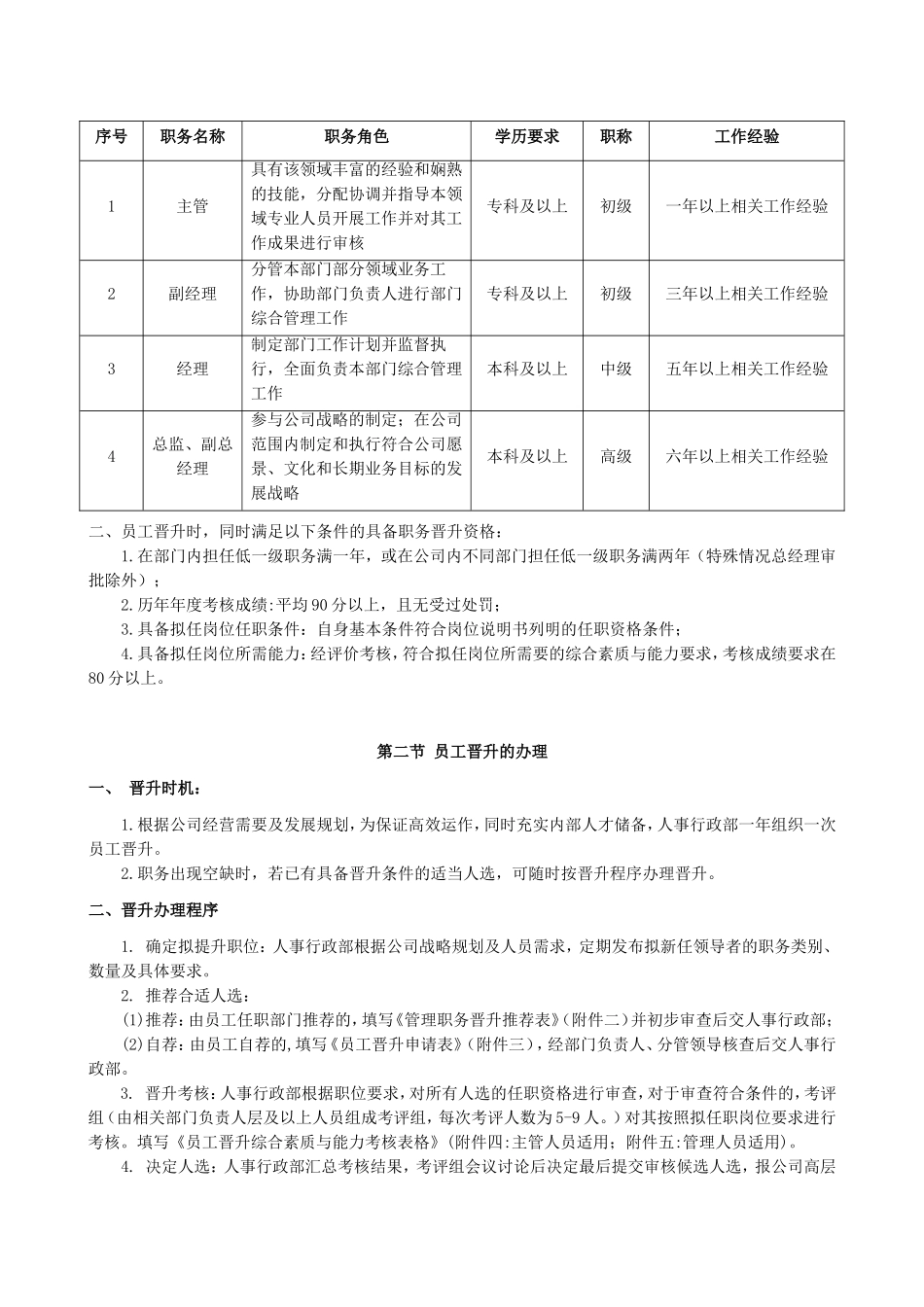 职业通道和晋升管理办法_第3页