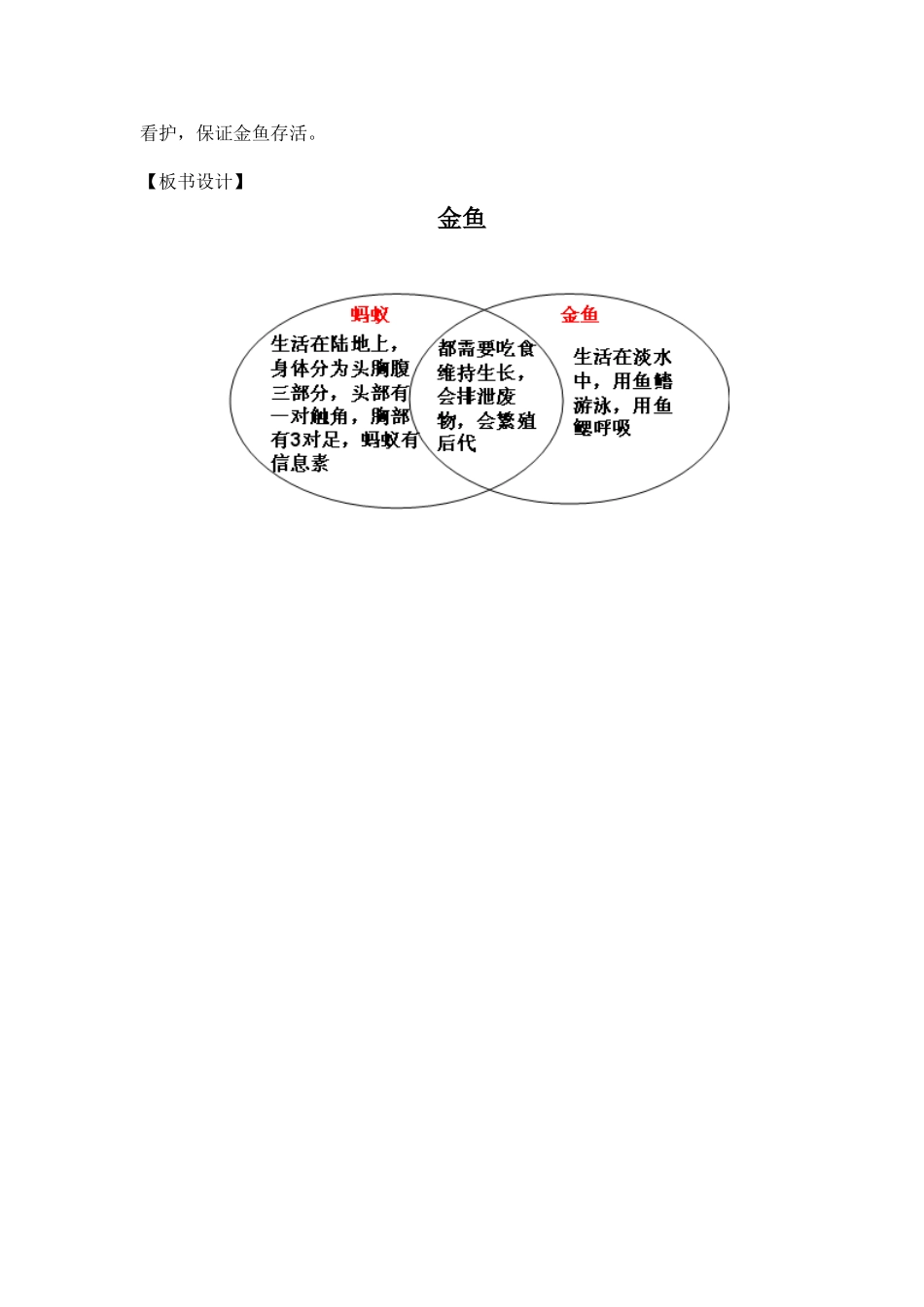 新教科版小学科学金鱼教学设计_第3页