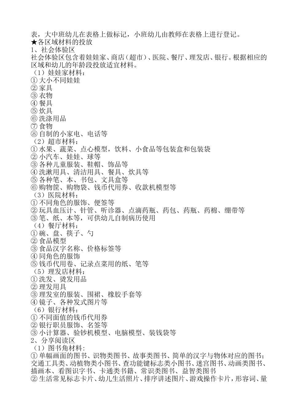 幼儿园区域环境创设方案_第2页