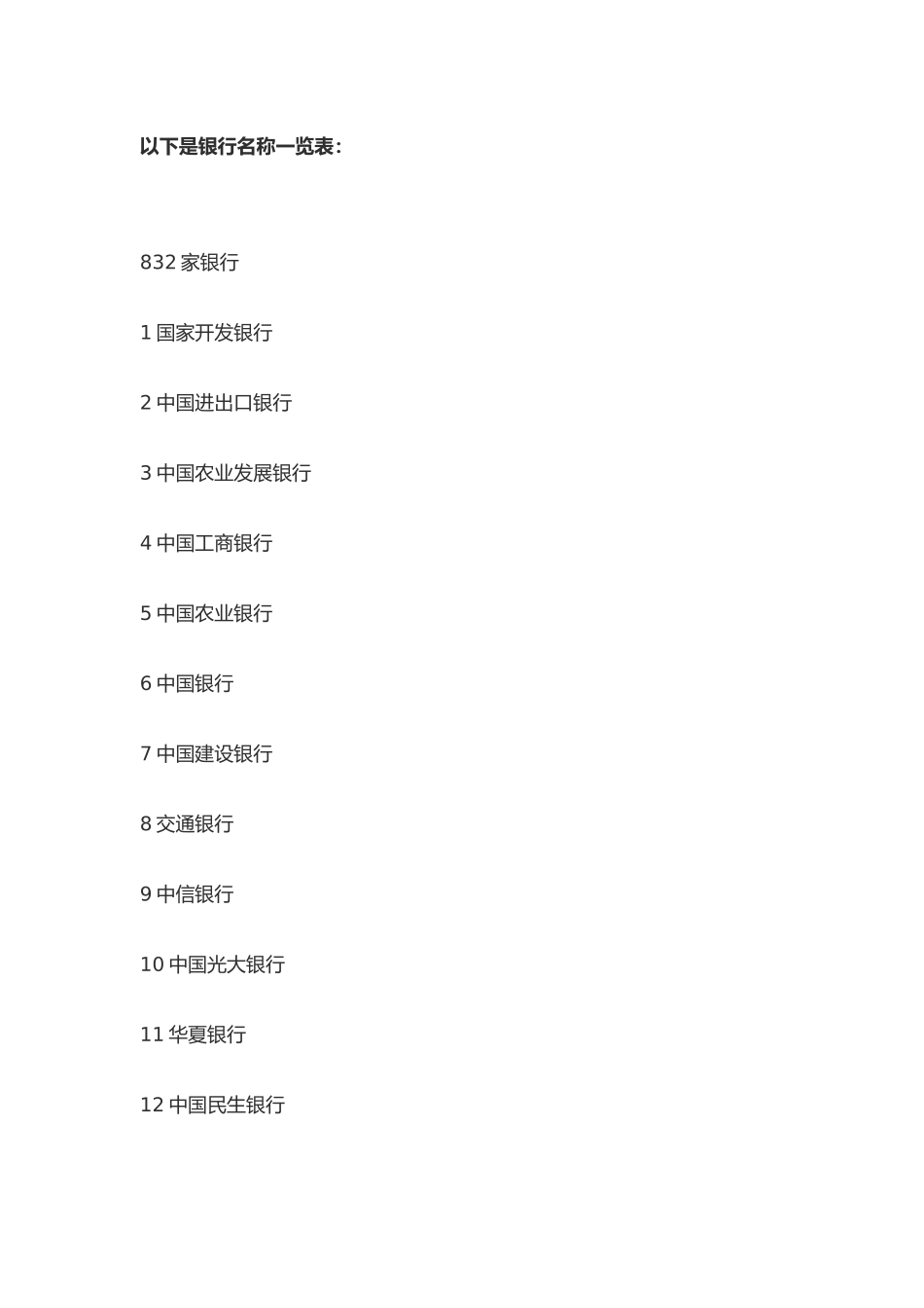 银行名称一览表_第1页