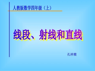 直线、射线和角(孔用)(1)