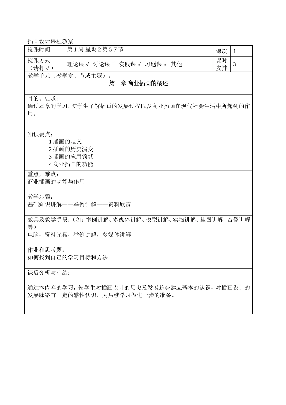 《插画设计》教案_第2页