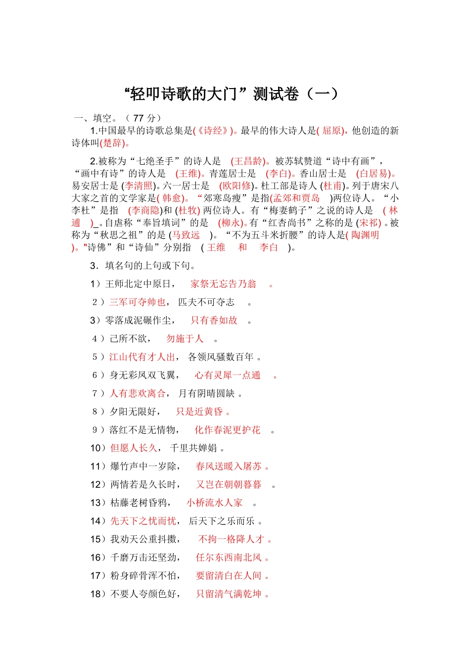 轻叩诗歌的大门_第1页