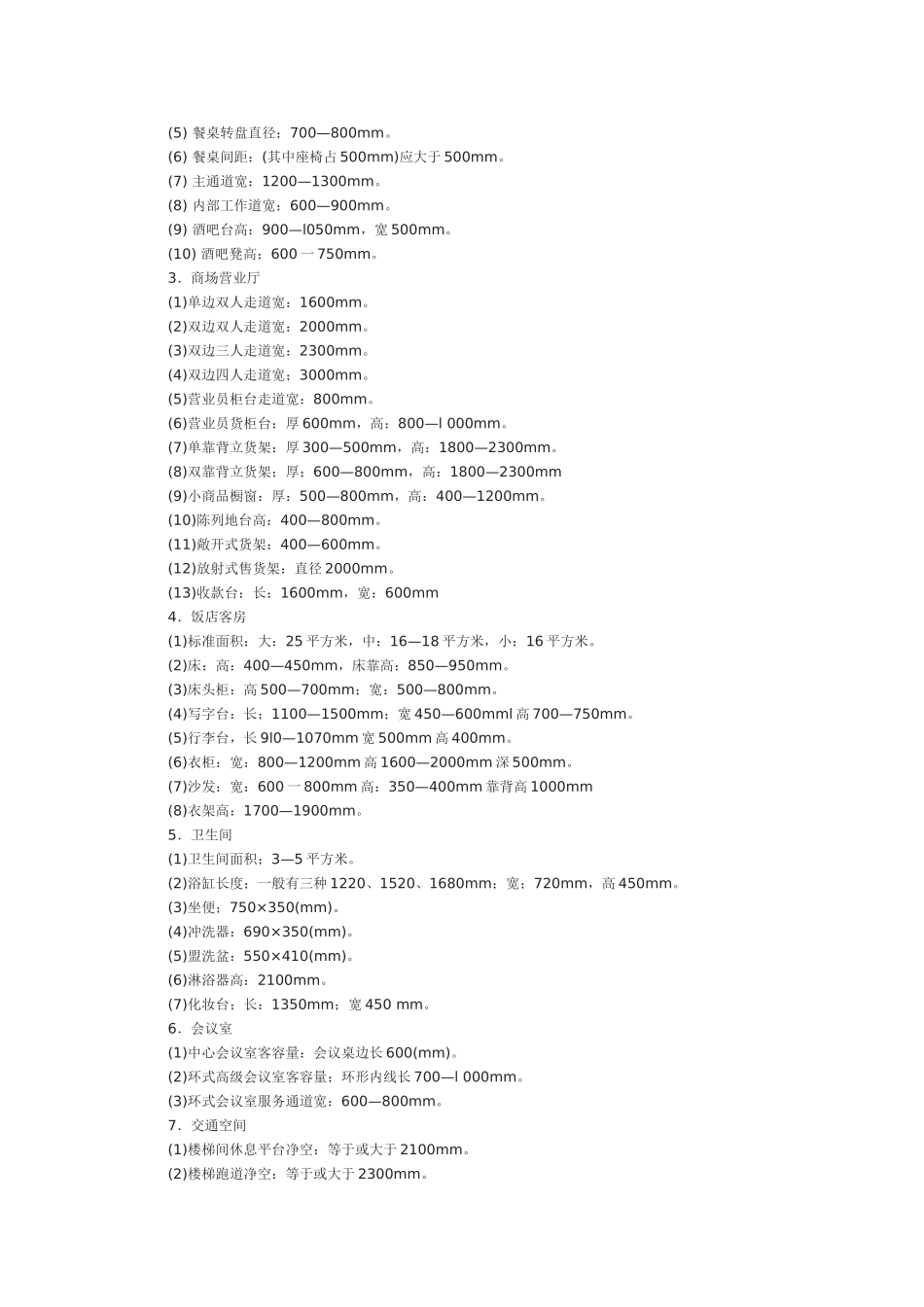 室内设计家具尺寸(人机工程学)_第2页