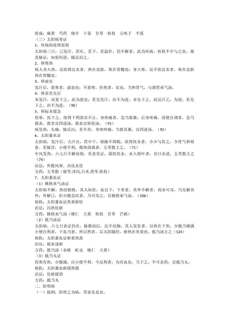 伤寒论(中西医结合主治考试)_第2页