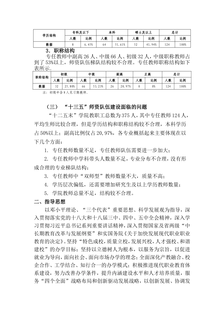 十三五师资队伍建设规划_第2页