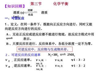 选修四23化学平衡