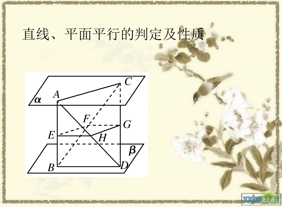 直线、平面平行的判定及性质_第2页