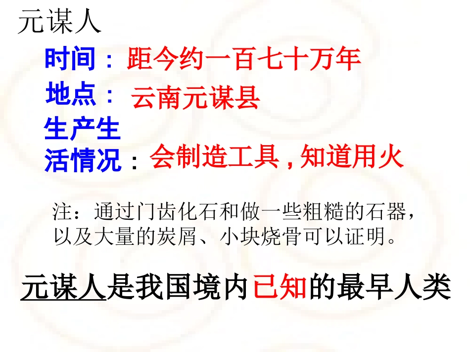 七年级历史上册1-9课易错点_第2页