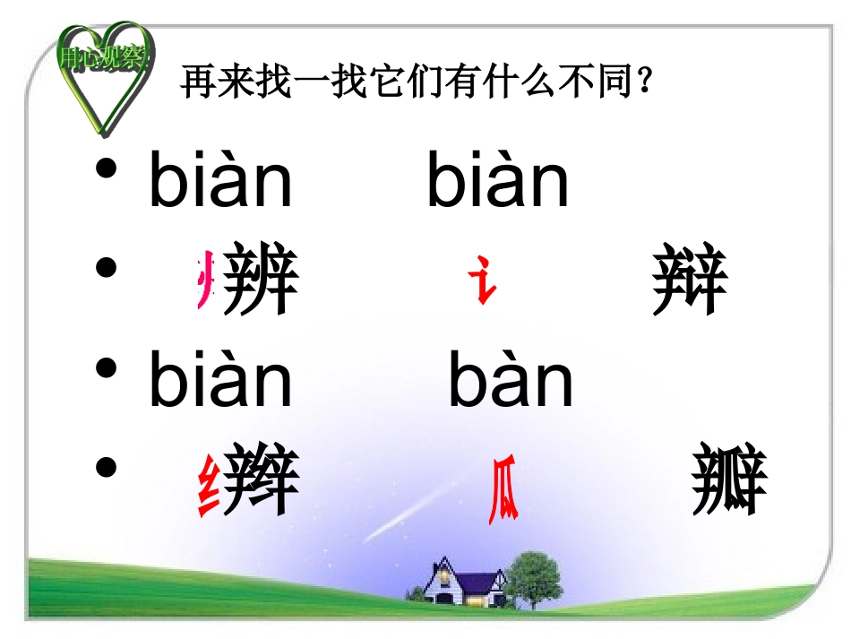 如何区分辫、辨、辩、瓣翁洁_第3页