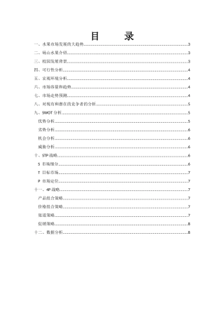 市场营销策划案