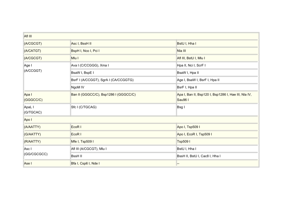同尾酶汇总表_第2页