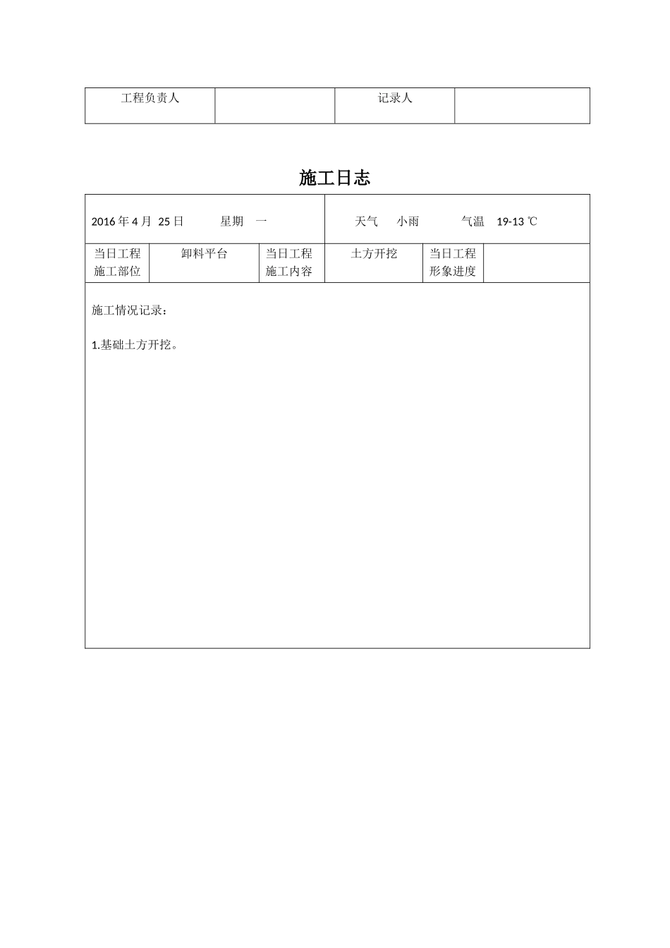 施工日志表格_第2页