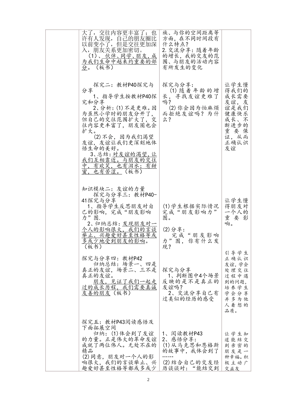 《和朋友在一起》教学设计_第2页