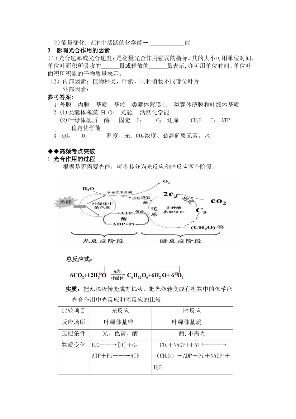 《光合作用的原理和应用》的教学设计_第2页