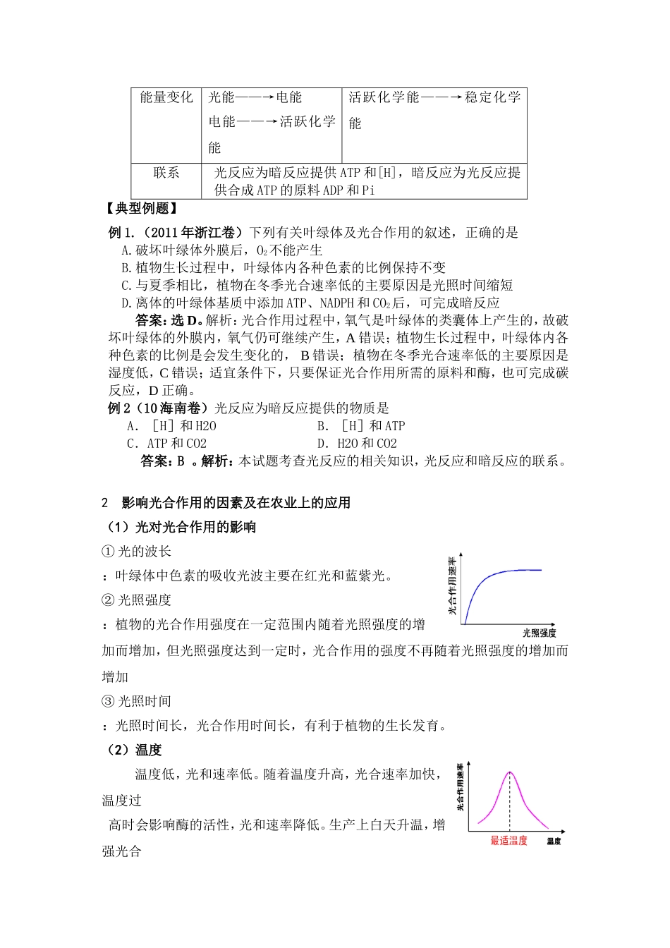 《光合作用的原理和应用》的教学设计_第3页