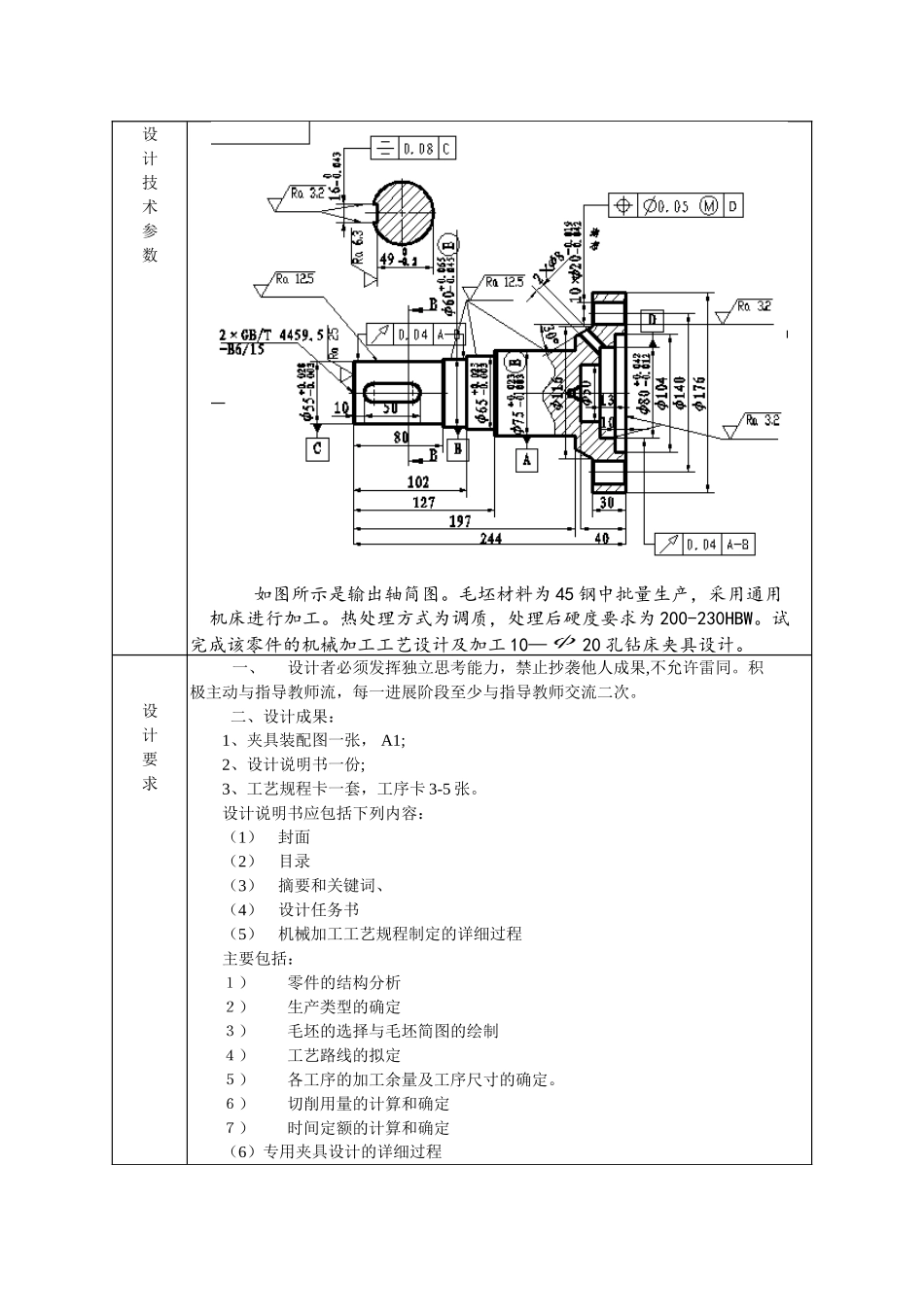 输出轴的机械加工工艺规程及夹具设计-00000_第3页