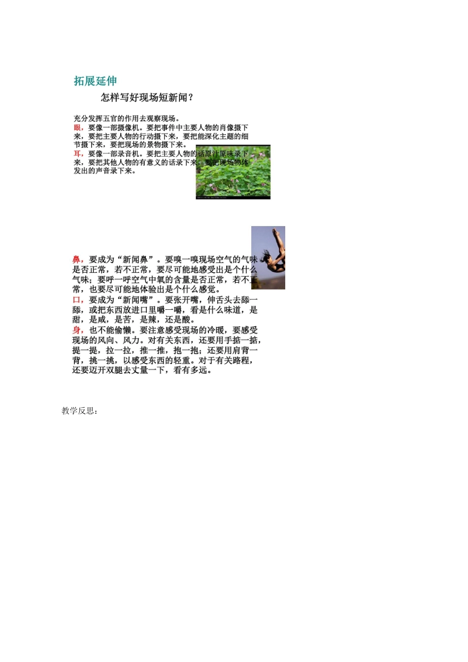 《“飞天”凌空——跳水姑娘吕伟夺魁记》教案设计_第3页