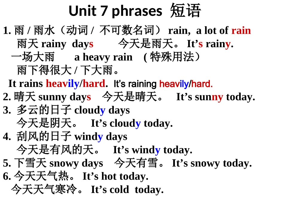 七下单词短语句子默写单PPTUnit7_第2页