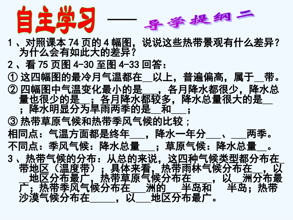 七年级地理上册 第四章第四节热带气候类型课件 湘教版_第3页
