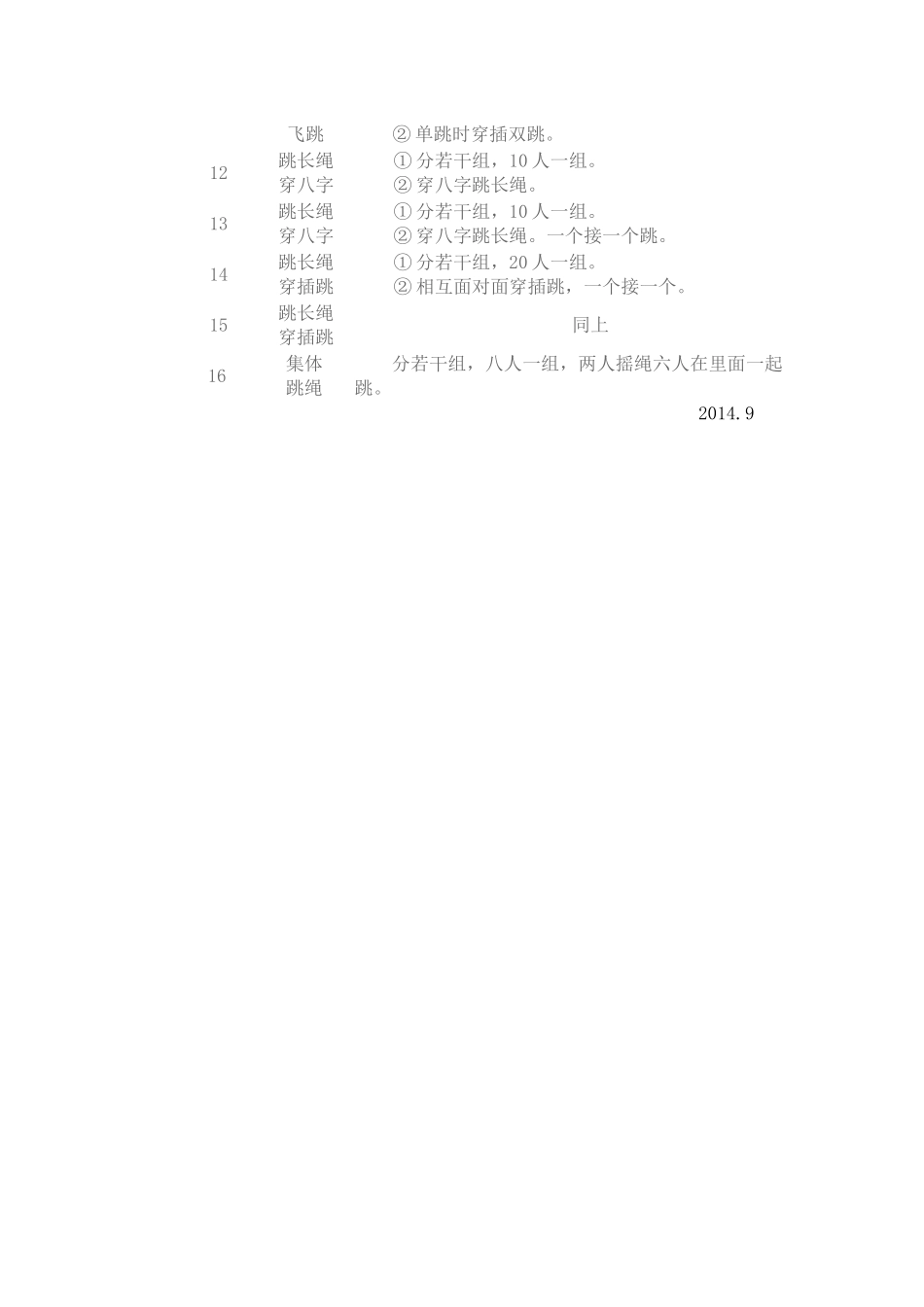 少年宫跳绳项目活动计划_第3页