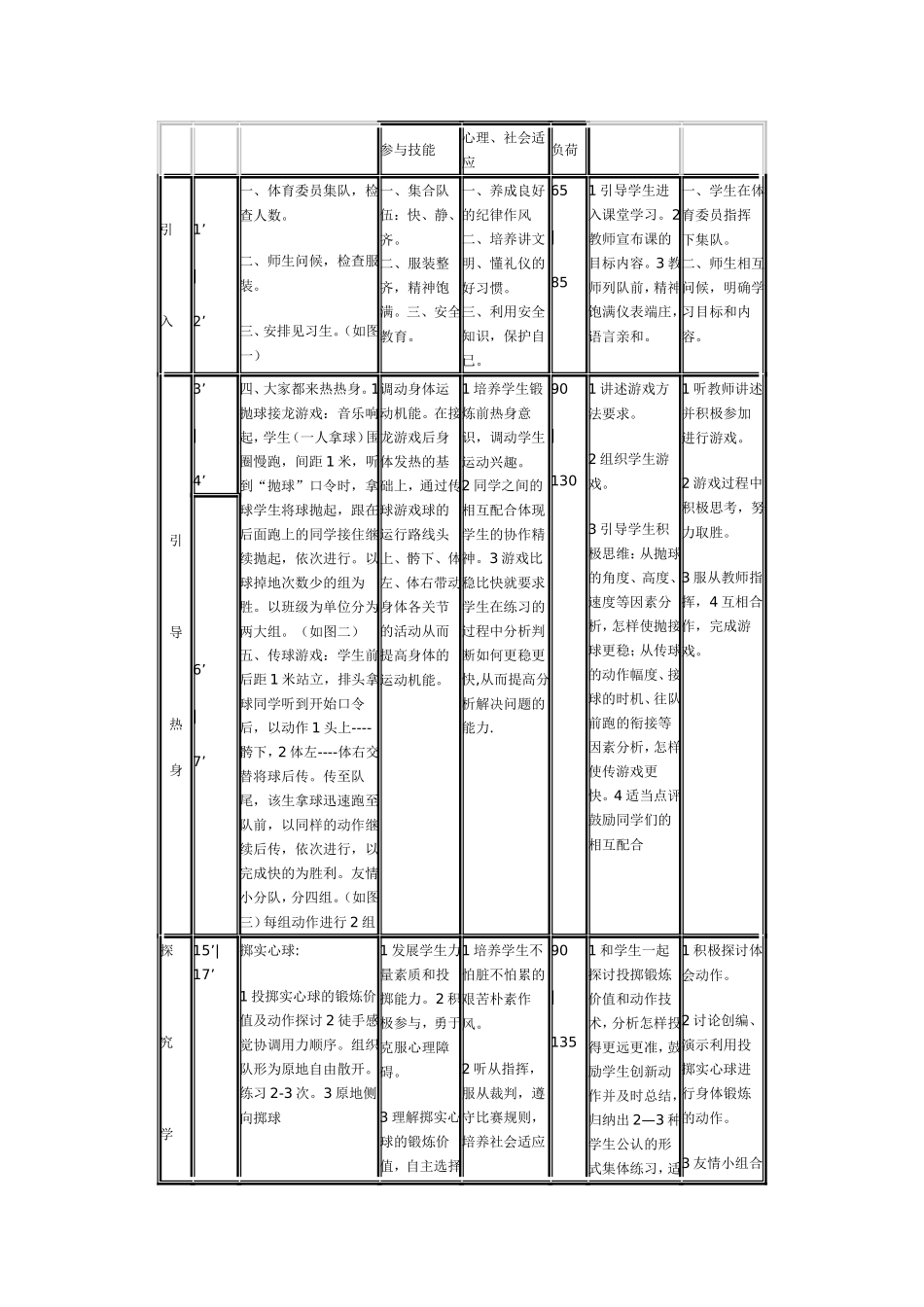 投掷优质课教学设计_第3页
