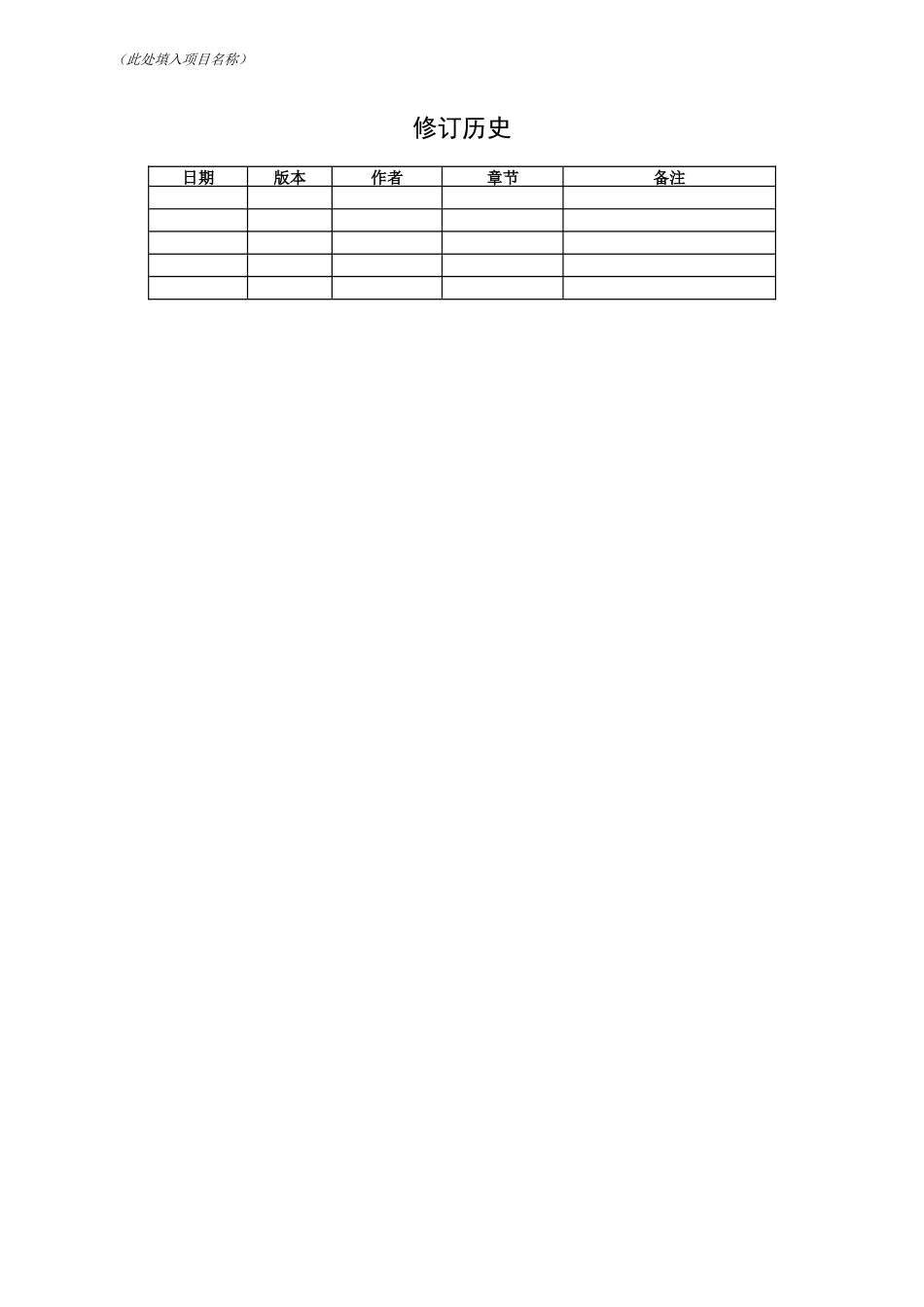 软件项目详细设计文档示例模版_第2页
