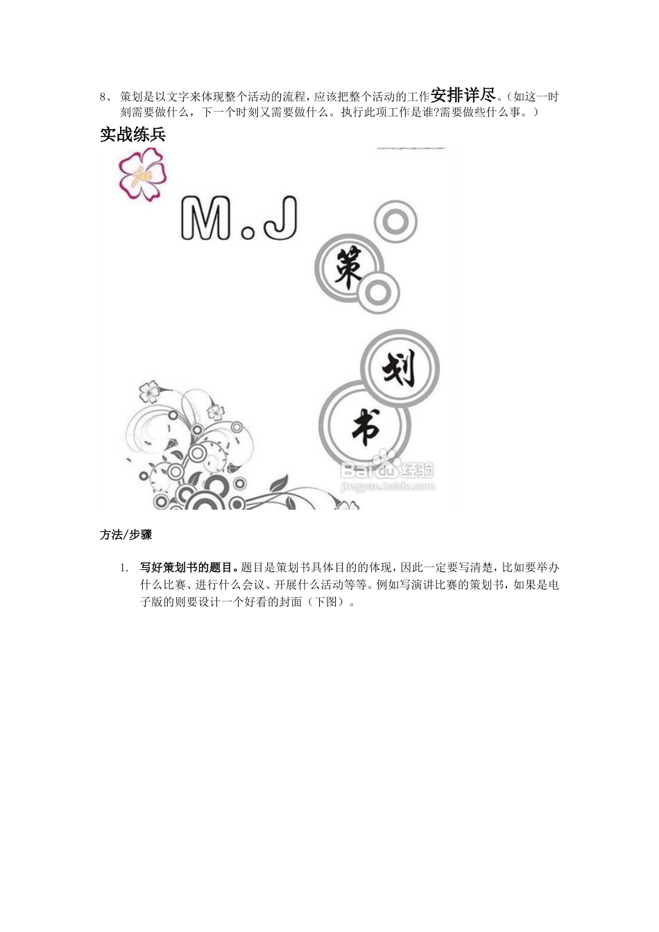 如何写一份好的策划以及策划的格式和要求_第2页