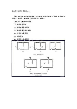 室内设计识图绘图基础