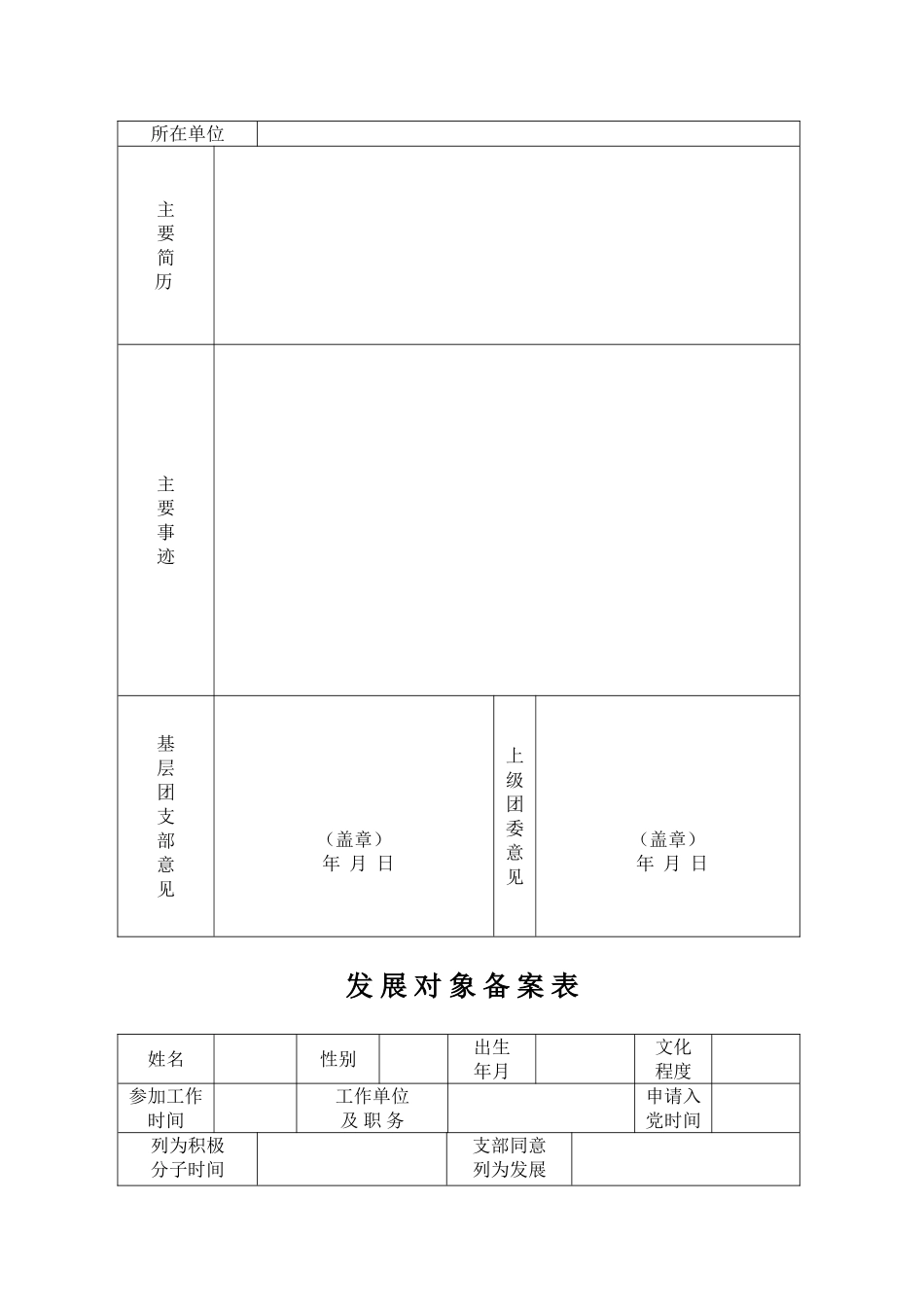 入党申请人谈话记录表_第3页
