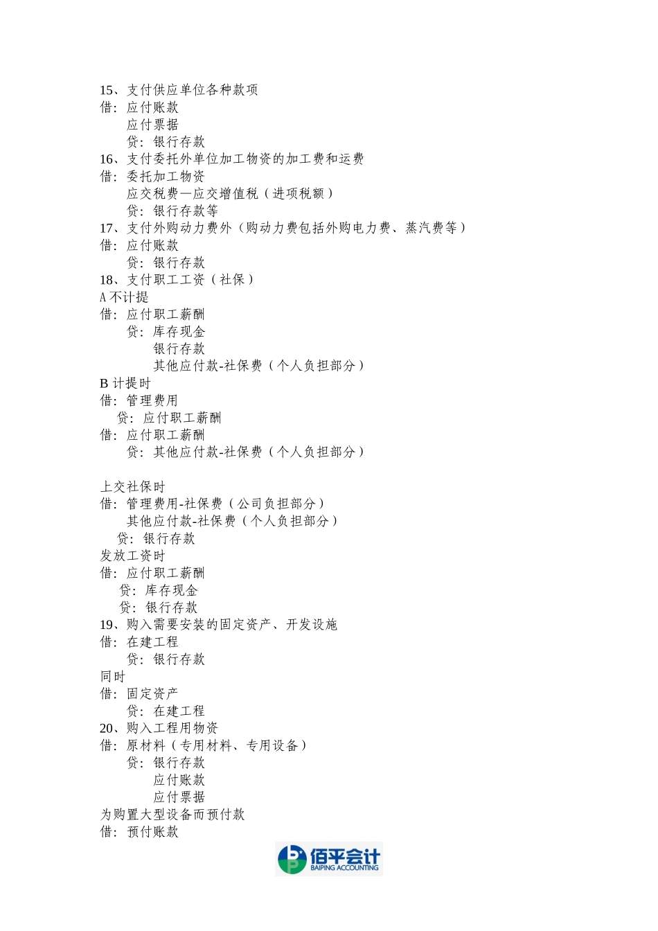 商业企业会计分录(完整)_第3页
