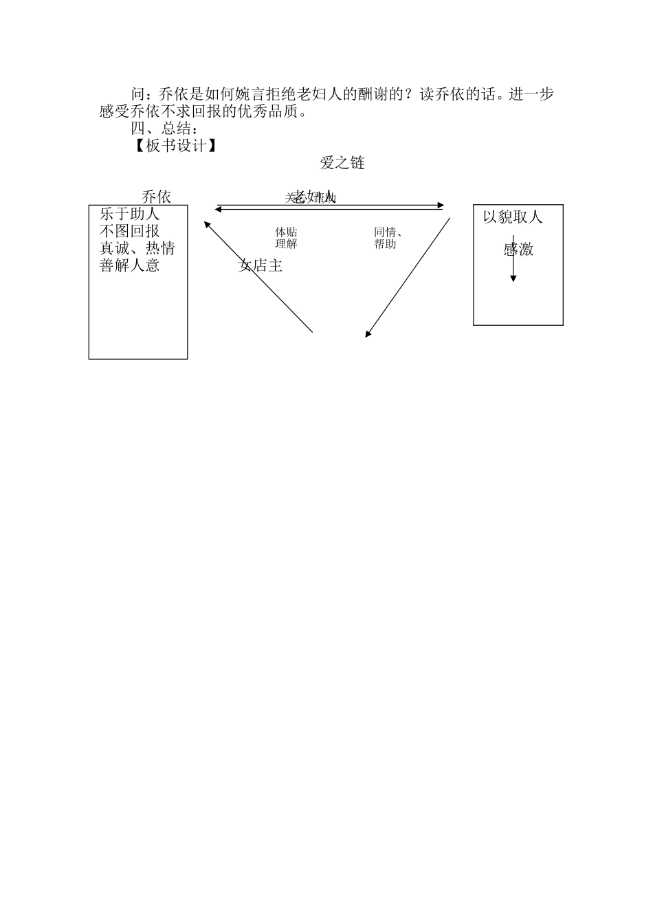 《爱之链》教学设计_第3页
