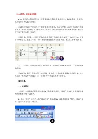 如何用Excel制作图表实例教程-Excel图表制作大全
