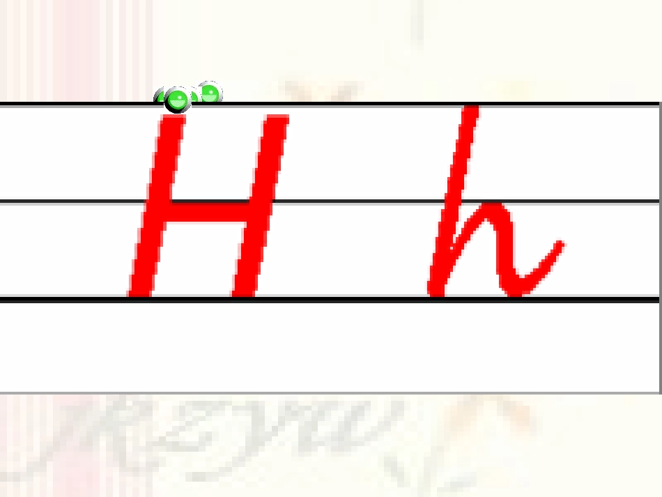 七年级英语26个英语字母笔顺写法()_第1页