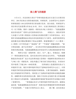 插上腾飞的翅膀 