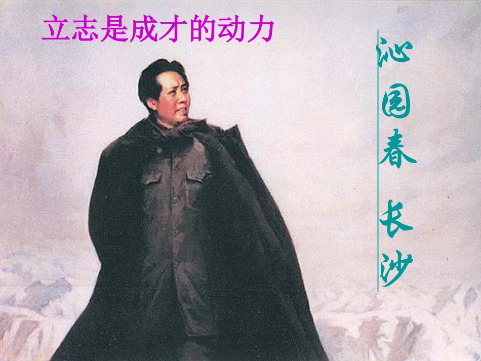 沁园春长沙 (2)_第1页