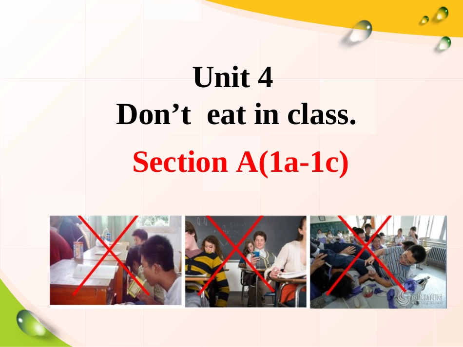 七年级下册Unit4SectionA(1a-1c)_第1页