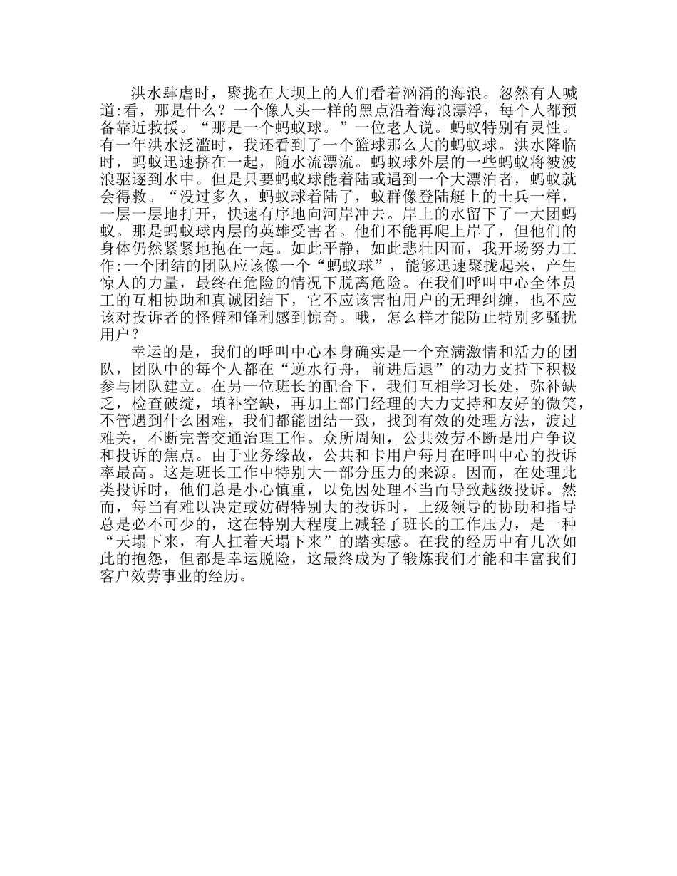 客服个人工作参考总结范文 (2) _第2页