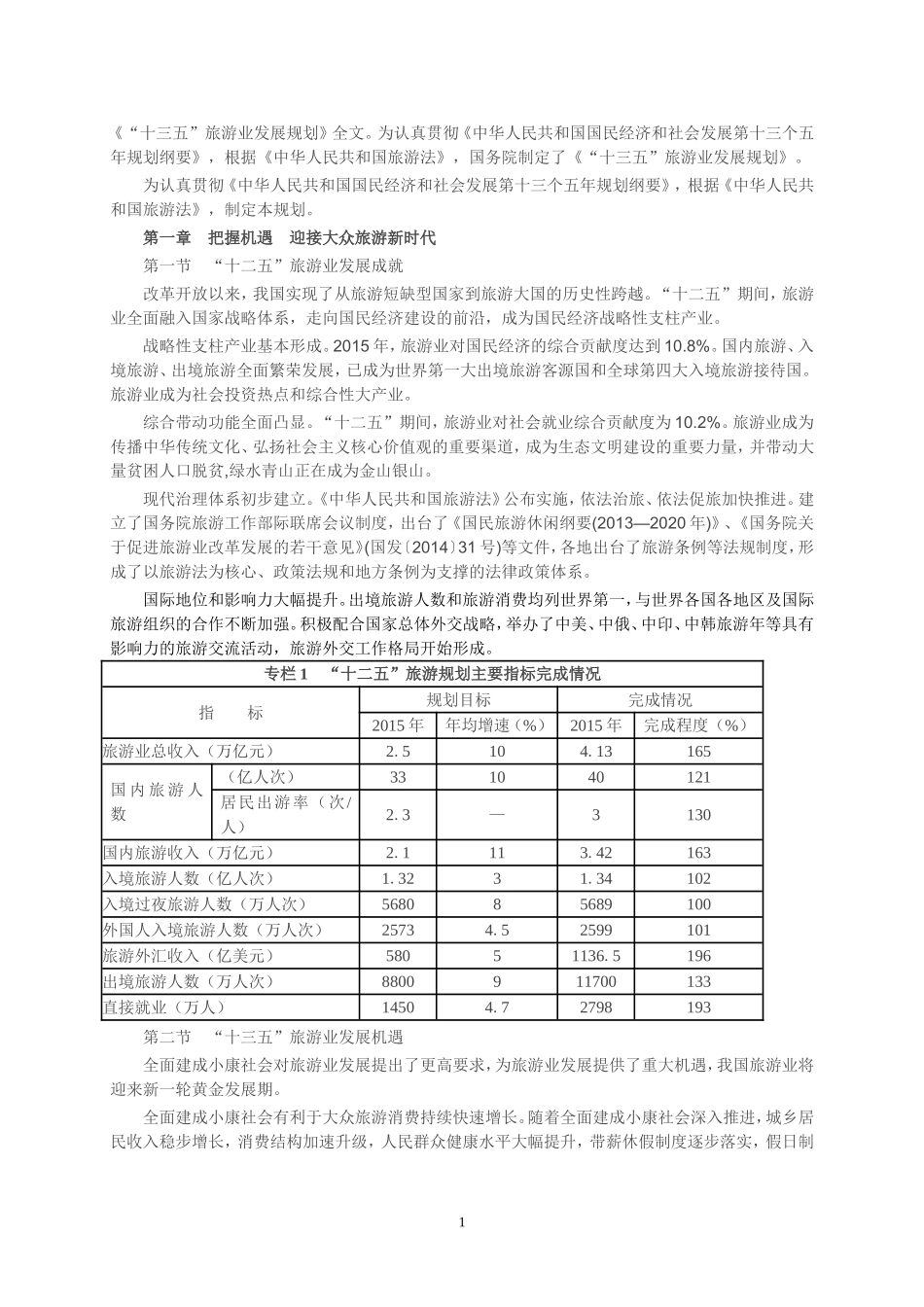 十三五旅游发展规划_第1页