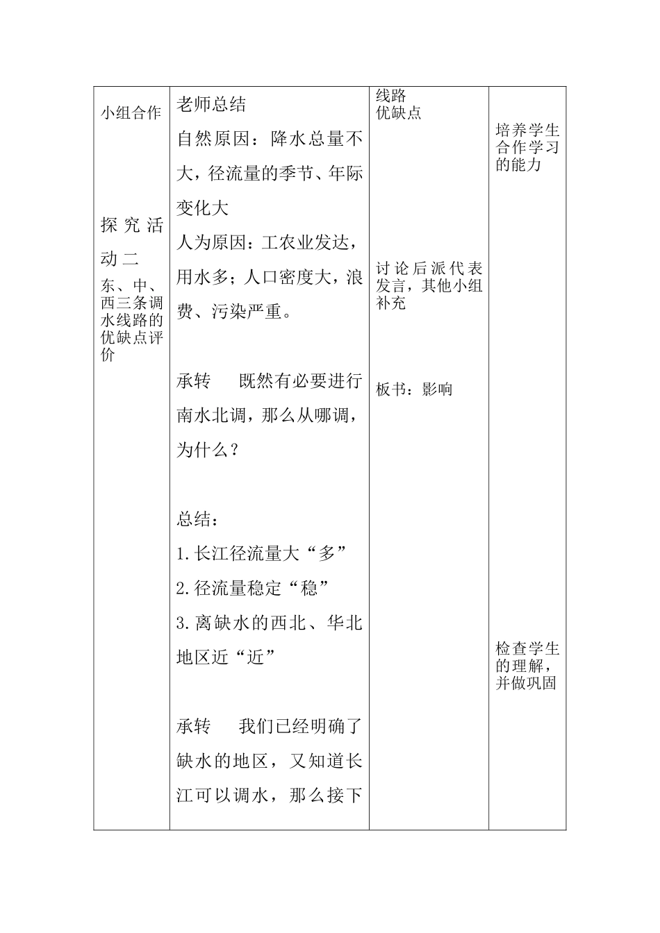 《南水北调怎么调》教学设计_第3页
