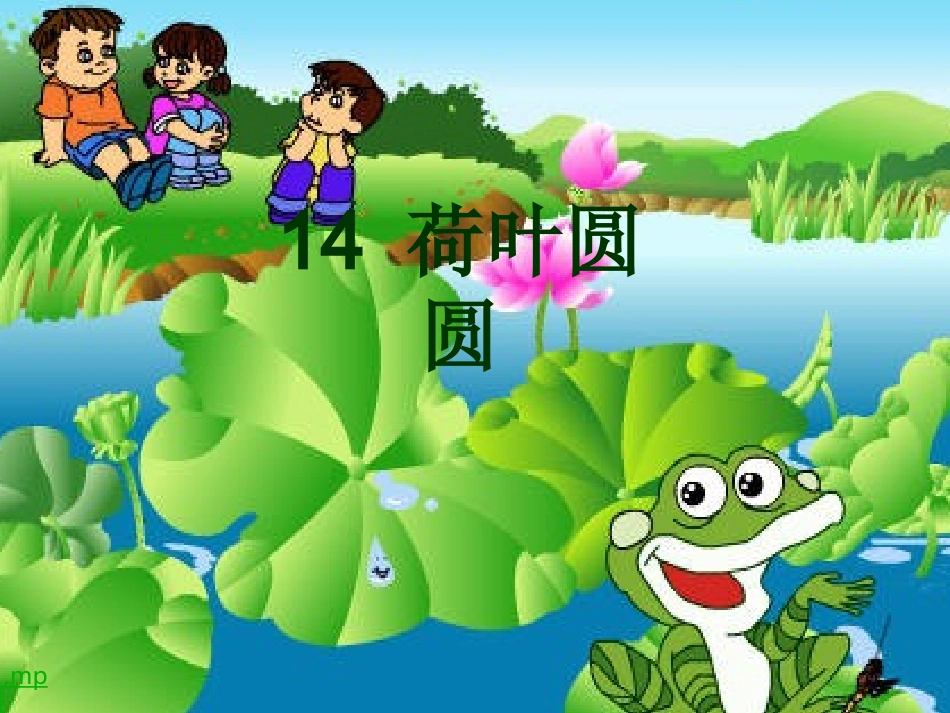 《荷叶圆圆》PPT课件_第1页