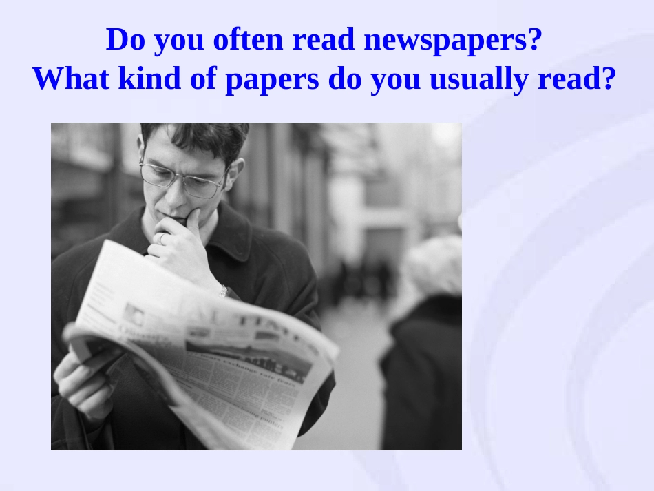 【精品课件】北师必修4Unit11TheMedia(lesson4)_第2页