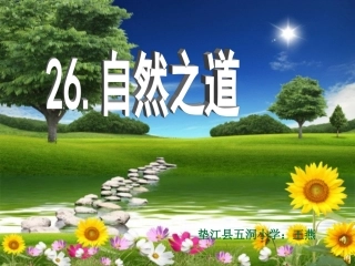 《自然之道》课件2 (2)