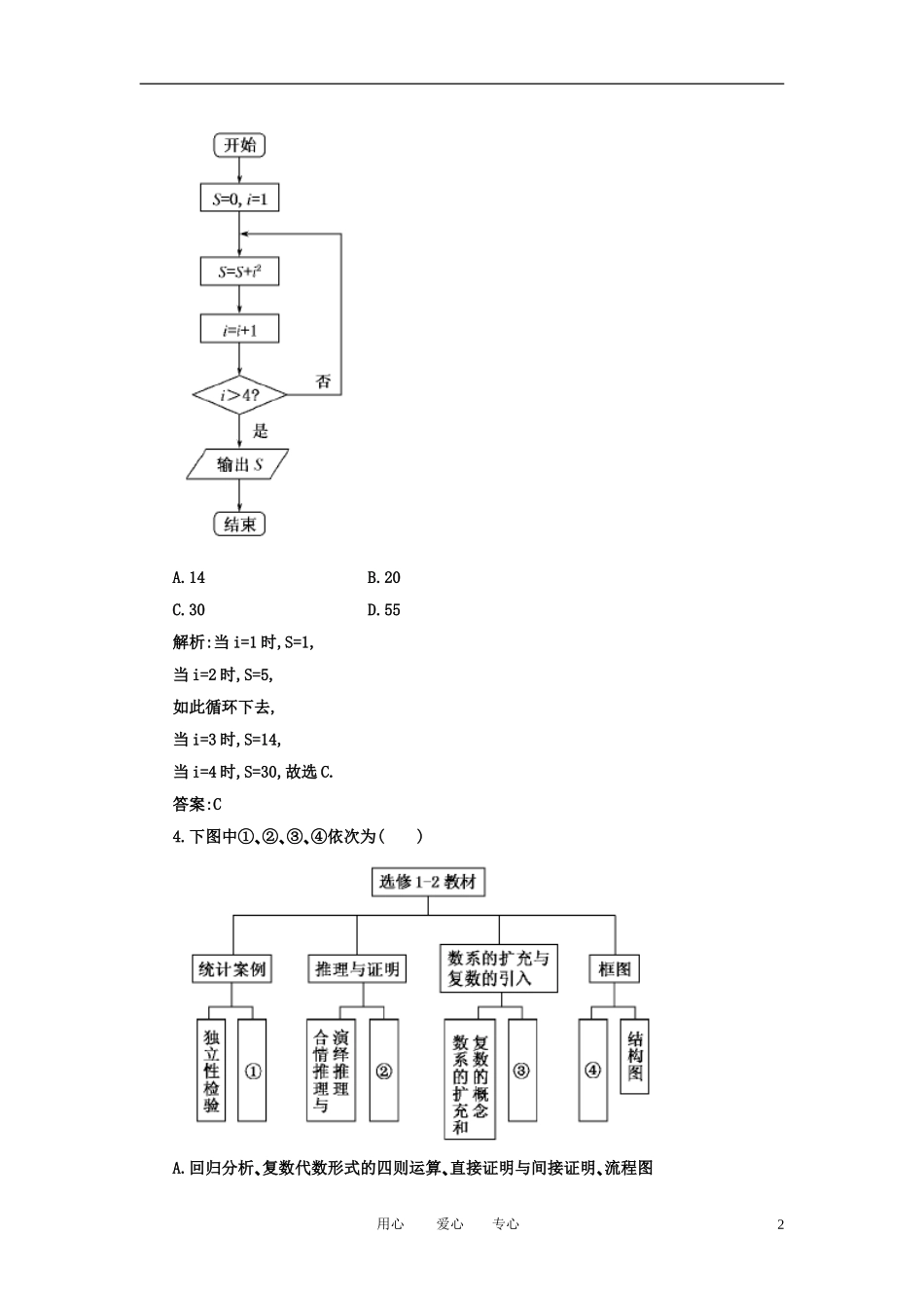 高考数学一轮复习 第五十二讲 框图_第2页
