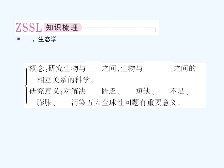 【精品】2011届高考生物第一轮复习经典学案 5-1 生态因素课件_第3页