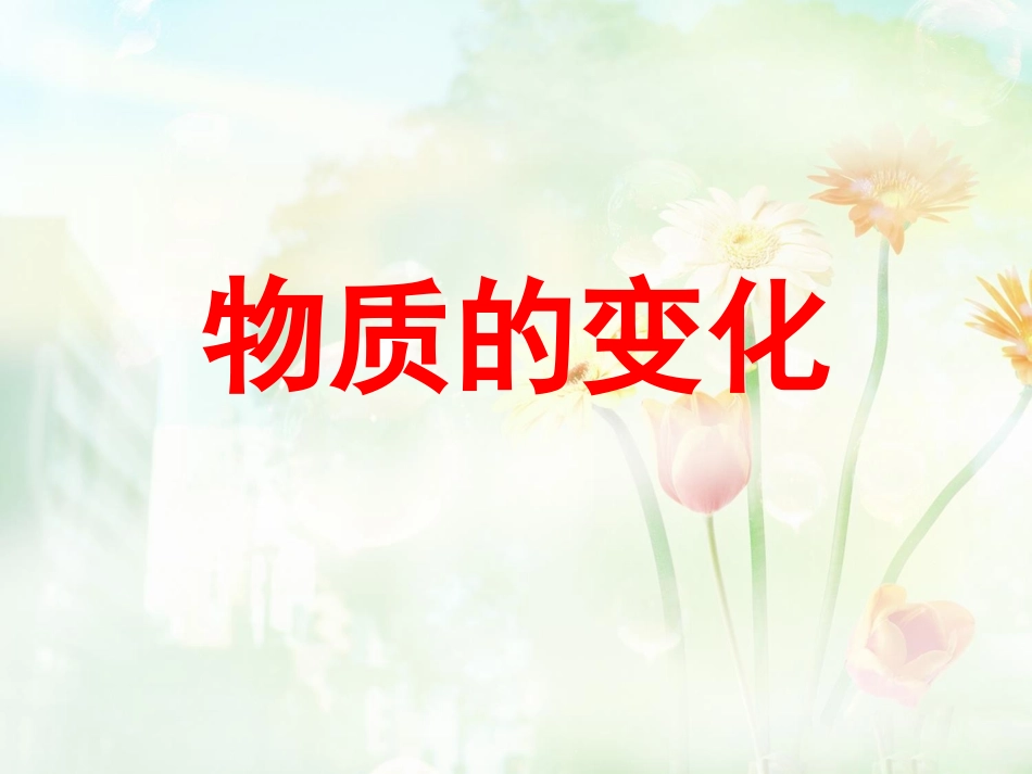 《第1节物质的变化》课件_第1页