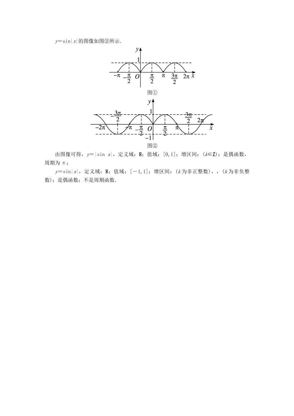 高中数学 第一章 三角函数 1.5 正弦函数的图像与性质（2）自我小测 北师大版必修4-北师大版高一必修4数学试题_第3页