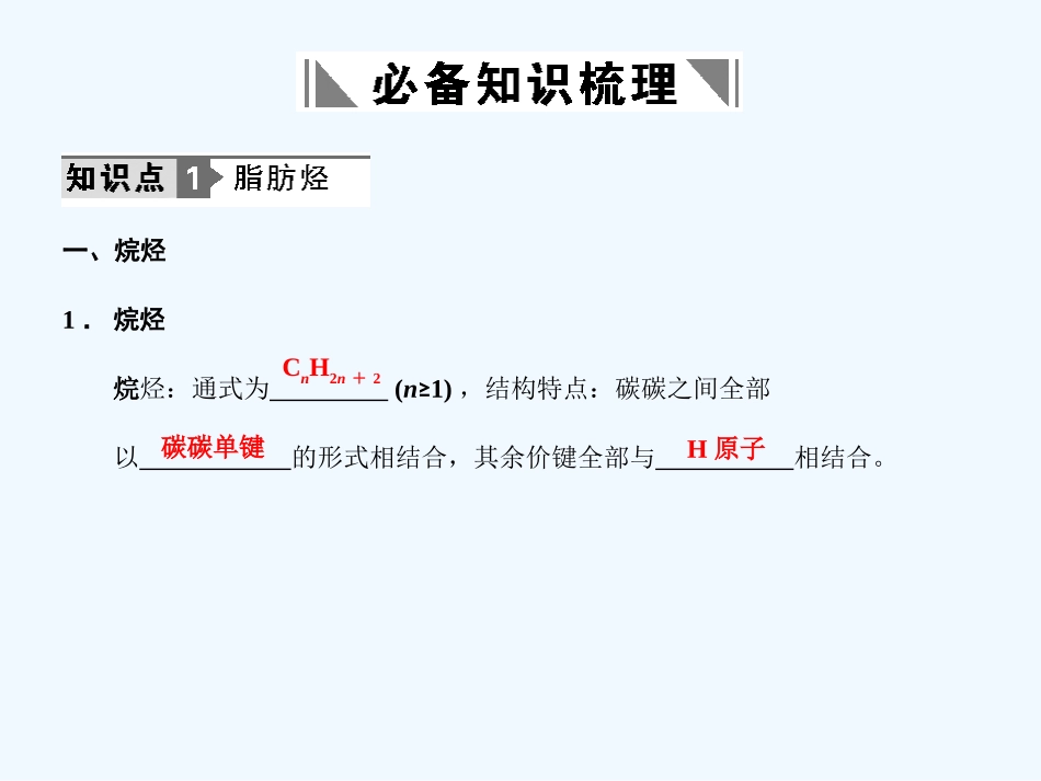 【大纲版创新设计】2011届高考化学一轮复习 第二节 烃课件 新人教版_第2页