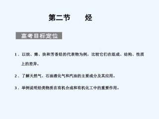 【大纲版创新设计】2011届高考化学一轮复习 第二节 烃课件 新人教版
